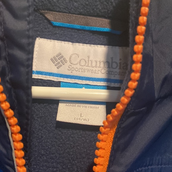 Jacket— Royal blue and Dark Blue Color- Size L- for boys 12 through 14 years - Picture 2 of 3